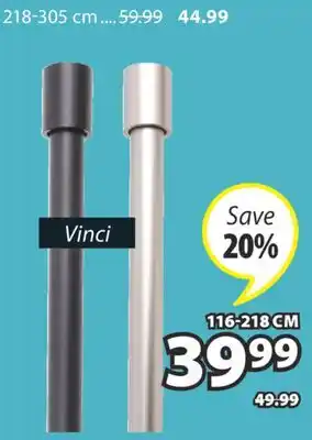 JYSK Vinci Single Curtain Rod Kit offer