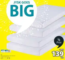 JYSK F15 Memory foam mattress offer