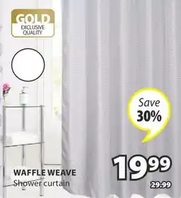 JYSK WAFFLE WEAVE Shower curtain offer