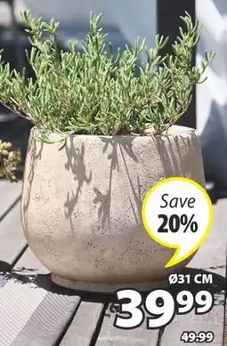 JYSK JERPE Garden Planter, fibreclay offer