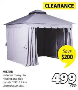 JYSK MILTON Includes mosquito netting and side panels offer