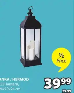 JYSK ANKA/HERMOD LED lantern offer