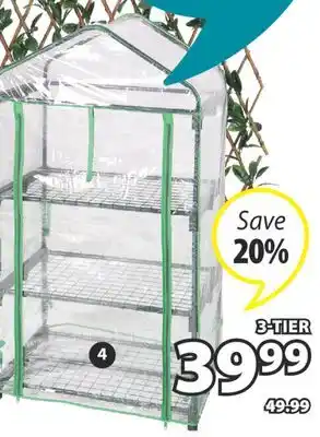 JYSK BELIZE 3-tier greenhouse offer