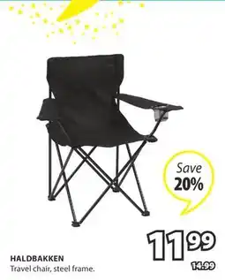 JYSK HALDBAKKEN Travel chair offer