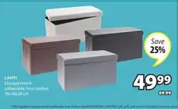 JYSK LAHTI Storage bench offer