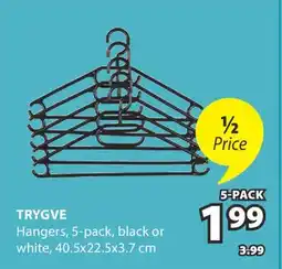 JYSK TRYGVE Hangers offer