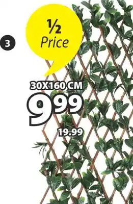 JYSK HOLMGER Expandable artificial plant fence offer