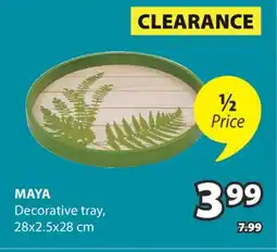 JYSK MAYA Decorative tray offer