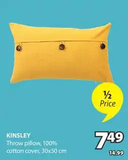 JYSK KINSLEY Throw pillow offer