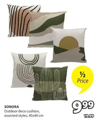 JYSK SONORA Outdoor deco cushion offer