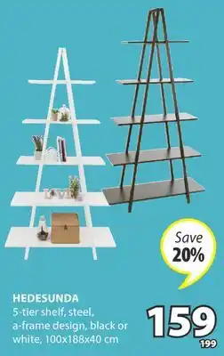 JYSK HEDESUNDA 5-tier shelf offer