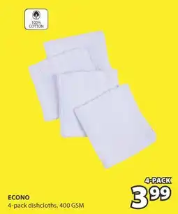 JYSK ECONO 4-pack dishcloths offer