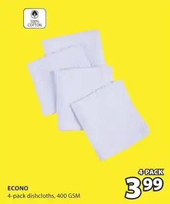 JYSK ECONO 4-pack dishcloths offer