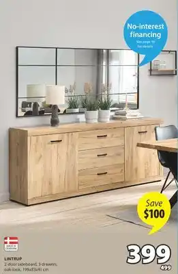 JYSK LINTRUP 2-door sideboard offer