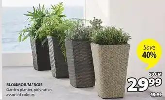 JYSK BLOMMOR/MARGIE Garden planter offer