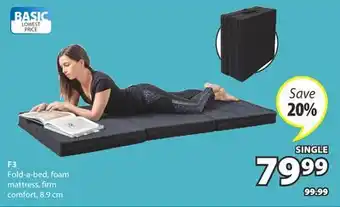 JYSK F3 Fold-a-bed offer