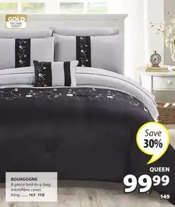 JYSK BOURGOGNE 8-piece bed-in-a-bag offer