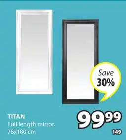 JYSK TITAN Full length mirror offer