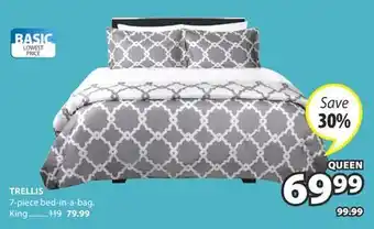 JYSK TRELLIS 7-piece bed-in-a-bag offer