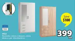 JYSK ARLO Wardrobe offer