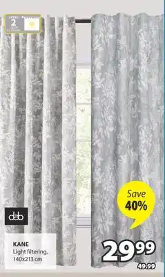 JYSK KANE LIGHT FILTERING offer