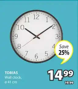 JYSK TOBIAS Wall clock offer