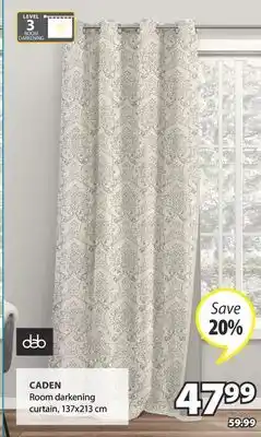 JYSK CADEN Room darkening curtain offer