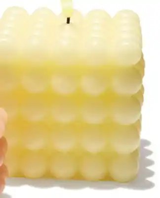 Walmart Wax LED Candle with Life-Like Flickering Flame and Bubble Finish offer