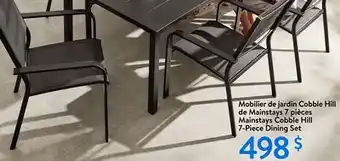 Walmart Mainstays Cobble Hill 7-Piece Dining Set offer