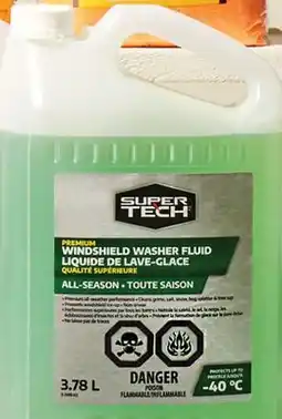 Walmart All-Season -40 °C windshield washer fluid, 3.78 L, 4,98 $ offer