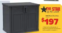Matériaux Pont Masson 880l Black Deck Box offer