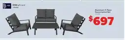 Matériaux Pont Masson Aluminum 4-Piece Conversation Set offer