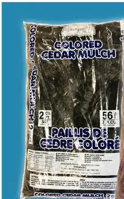 Matériaux Pont Masson Cedar Mulch - 2 cu. ft. Black offer