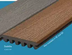 Matériaux Pont Masson Trex 1x6x12'-Enhance Basic Composite Grooved Decking - Saddle offer