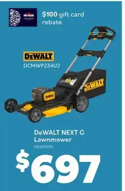 Matériaux Pont Masson 20V MAX 21.5 Battery Walk Behind Push Lawn Mower with 2 10Ah batteries offer