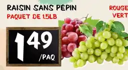 Marche Salaberry RAISIN SANS PÉPIN offer
