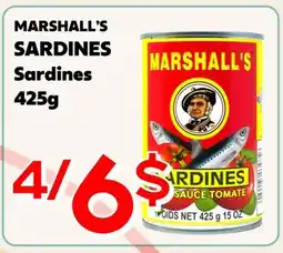 Marche Salaberry MARSHALL'S SARDINES offer
