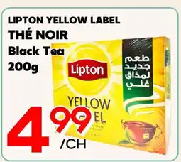 Marche Salaberry LIPTON YELLOW LABEL THÉ NOIR offer