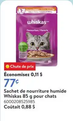 Walmart Sachet de nourriture humide Whiskas 85 g pour chats offer
