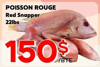 Marche Salaberry POISSON ROUGE offer