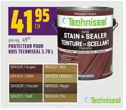 Gagnon - La Grande Quincaillerie PROTECTEUR POUR BOIS TECHNISEAL 3.78 L TECHNISEAL offer