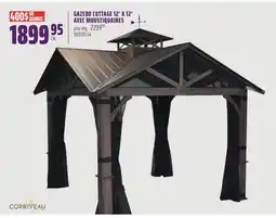 Gagnon - La Grande Quincaillerie GAZEBO COTTAGE 12' X 12' AVEC MOUSTIQUAIRES offer