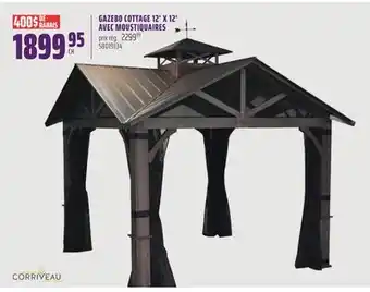 Gagnon - La Grande Quincaillerie GAZEBO COTTAGE 12' X 12' AVEC MOUSTIQUAIRES offer
