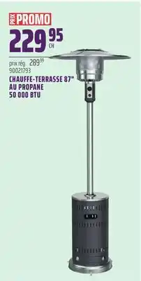 Gagnon - La Grande Quincaillerie CHAUFFE-TERRASSE 87 AU PROPANE 50 000 BTU offer