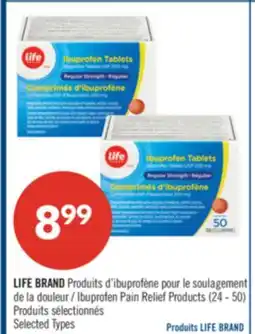 Pharmaprix LIFE BRAND Ibuprofen Pain Relief Products (24 - 50) offer