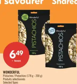 Pharmaprix WONDERFUL Pistachios offer