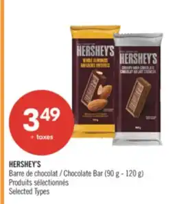 Pharmaprix HERSHEY'S Chocolate Bar offer