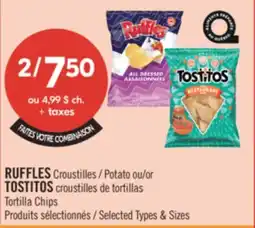 Pharmaprix RUGGLES POTATO OR TOSTITOS TORTILLAS CHIPS offer