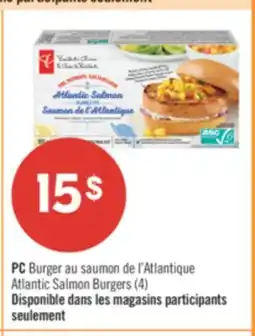 Pharmaprix PC Burger Atlantic Salmon Burgers (4) offer