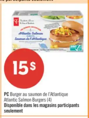 Pharmaprix PC Burger Atlantic Salmon Burgers (4) offer